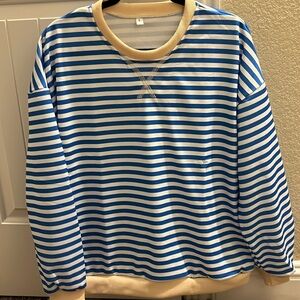 Striped sweatshirt